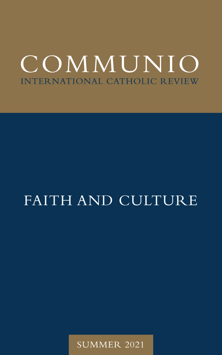 Cover of Communio, Summer 2021, Vol. 48, No. 2